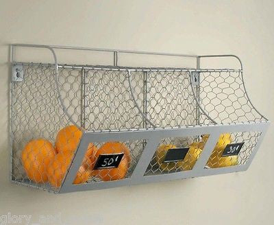 Produce Bin Wall Shelf