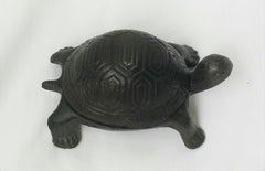 Cast Iron Garden Turtle Trinket, Key Box