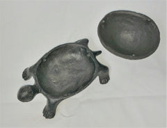 Cast Iron Garden Turtle Trinket, Key Box