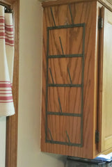 Glory & Grace Rustic Industrial 8 Arm Bottle Dryer Mug Rack