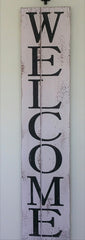 Rustic Farmhouse 47" Wood WELCOME Sign