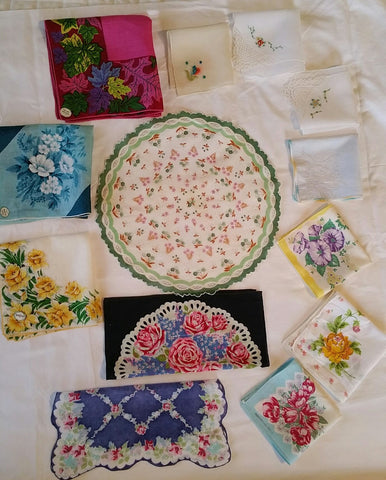 Lot of New Old Stock Vintage Handkerchiefs
