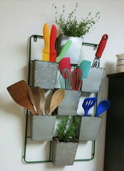 Seven Pocket Wall Display Rack