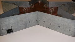 Rustic Farmhouse 18" Galvanized Star Light on/off switch