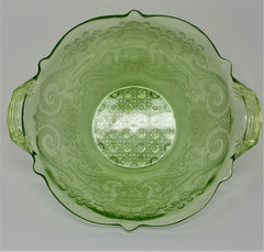 Lancaster Debra Depression Glass Bowl interior