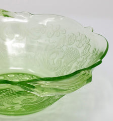 Lancaster Debra Depression Glass Bowl handles