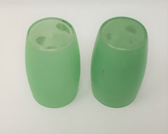 Rare Vintage 1950's Hocking Glass Frosted Gay Fad Tumblers, Set of 8