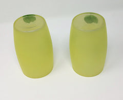 Rare Vintage 1950's Hocking Glass Frosted Gay Fad Tumblers, Set of 8