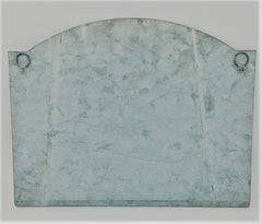 Galvanized Arched Top Memo Chalk Board, Bonus Magnets