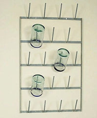 Glory & Grace Rustic Industrial French 18 arm Bottle Tree Glass Drying Dryer Rack