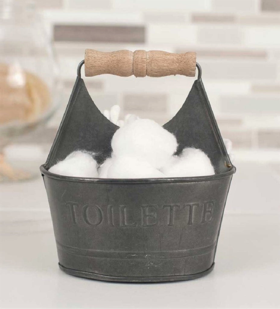 Vintage Inspired French Toiletries ~Toilette~ Two Section Caddy