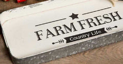 Galvanized Farm Fresh Tray