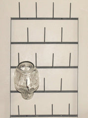 Glory & Grace Rustic Industrial French 18 arm Bottle Tree Glass Drying Dryer Rack