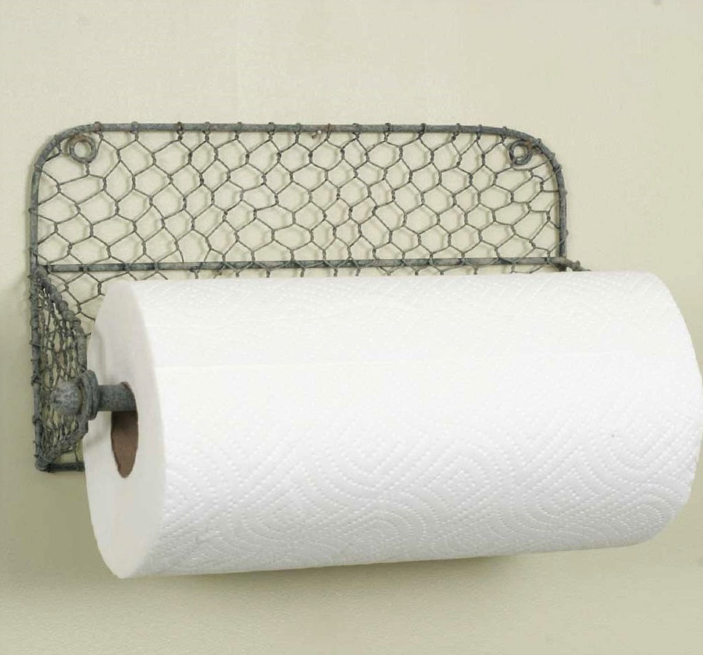 Rustic Farmhouse Wall Mount Paper Towel Holder