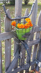 Vintage Inspired Bicycle Wire Wall Basket