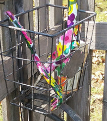 Vintage Inspired Bicycle Wire Wall Basket