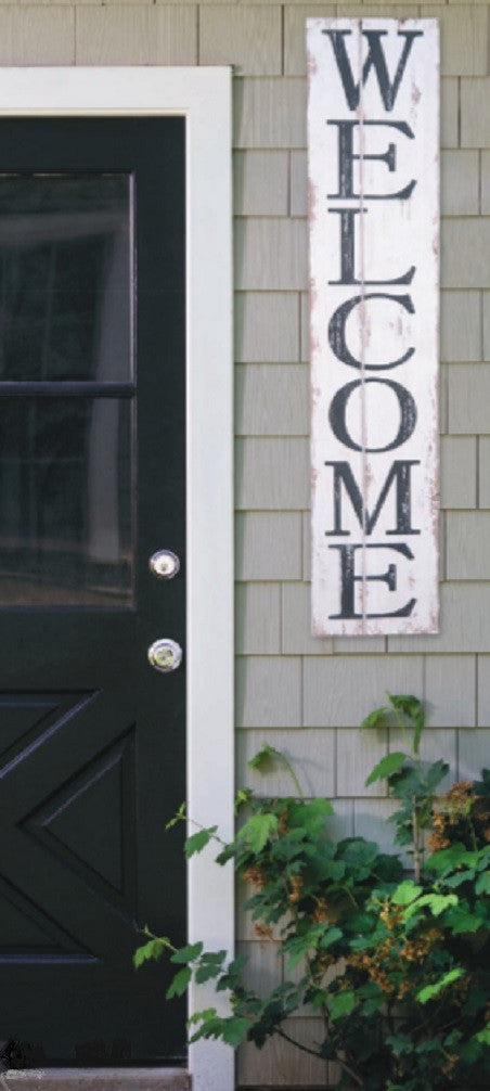 Rustic Farmhouse 47" Wood WELCOME Sign