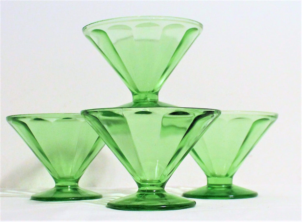 Optic Pattern Green Sherbet