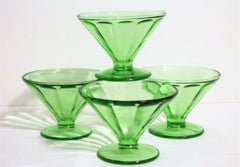 Optic Pattern Green Sherbets