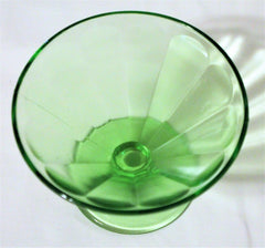Optic pattern sherbet rim