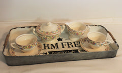 Galvanized Farm Fresh Tray