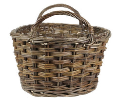 Set of 3 Hand Woven, Heirloom Quality Oval Willow Wicker Baskets