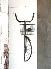 Vintage Inspired Bicycle Wire Wall Basket