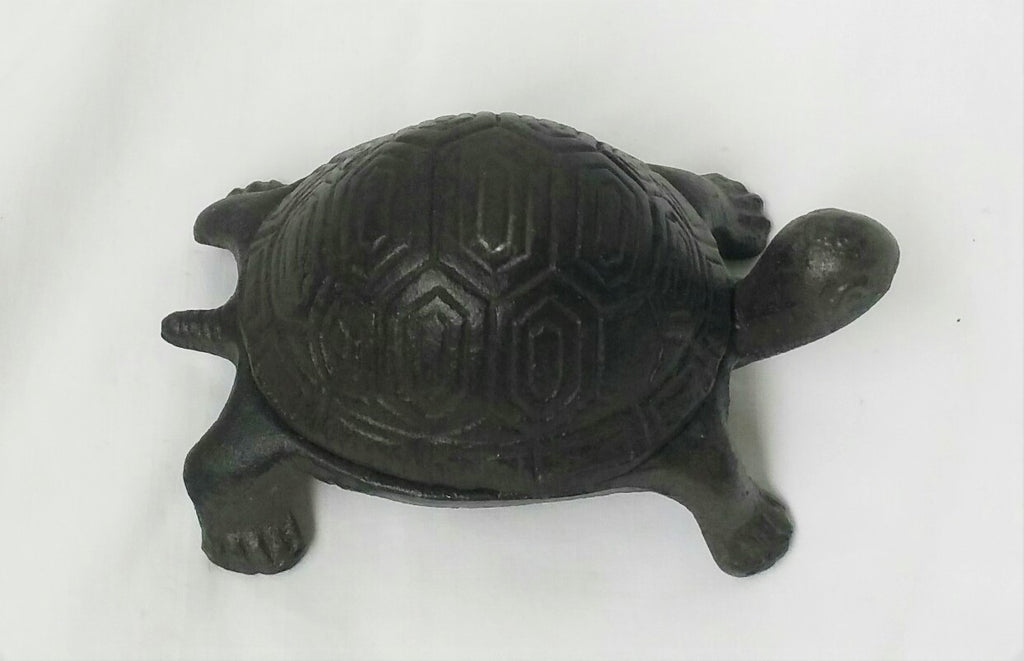 Cast Iron Garden Turtle Trinket, Key Box – Glory & Grace