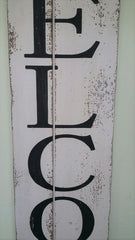 Rustic Farmhouse 47" Wood WELCOME Sign