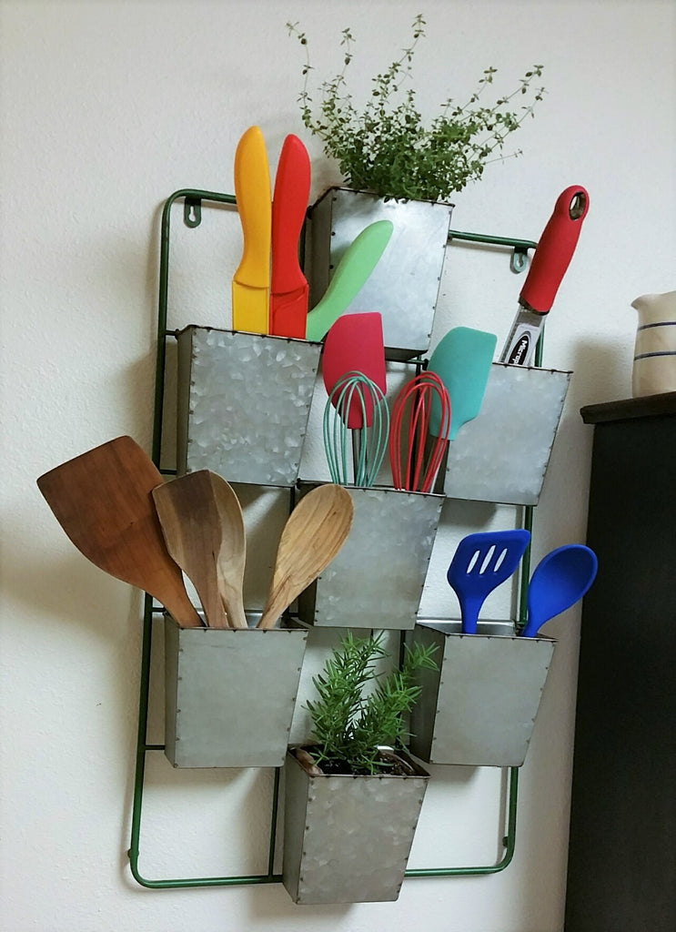 Seven Pocket Wall Display Rack
