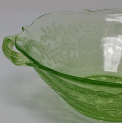 Lancaster Debra Depression Glass Bowl detail