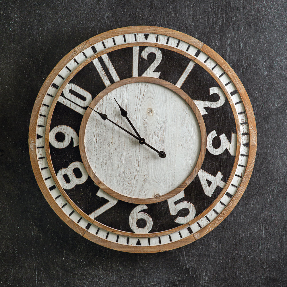 Langdon Wood Wall Clock