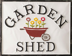 Garden Shed Metal Sign