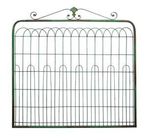 Vintage Inspired Green Iron Garden Gate