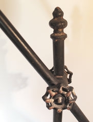 Tall Rustic Vintage Industrial Adjustable Swing-Arm Iron Task Table Lamp