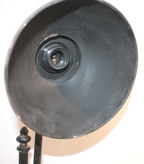 Tall Rustic Vintage Industrial Adjustable Swing-Arm Iron Task Table Lamp